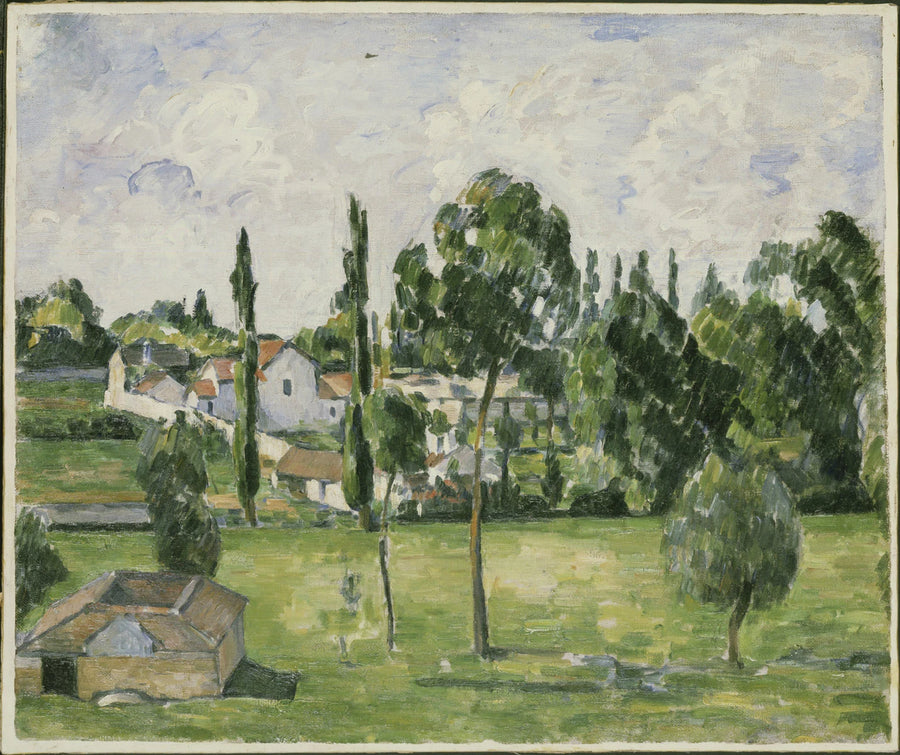 Landscape with Water Conduit - Paul Cézanne