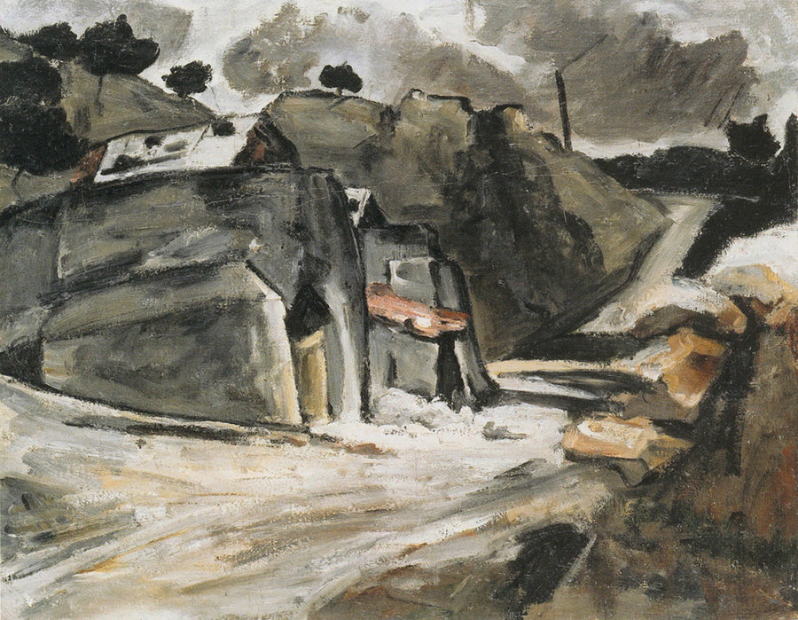 Provençal Landscape (Rocks at L'Estaque) - Paul Cézanne
