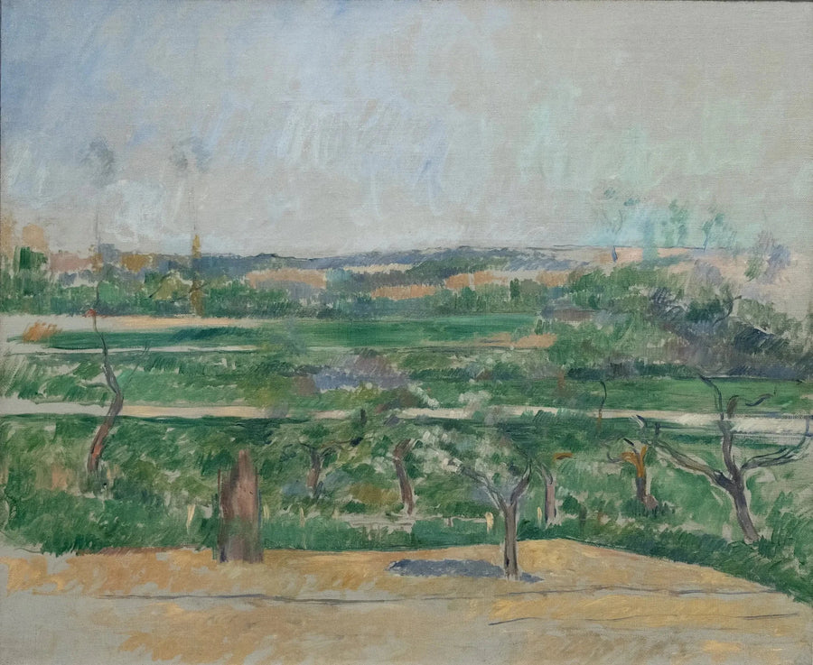 Landscape at Aix-en-Provence - Paul Cézanne