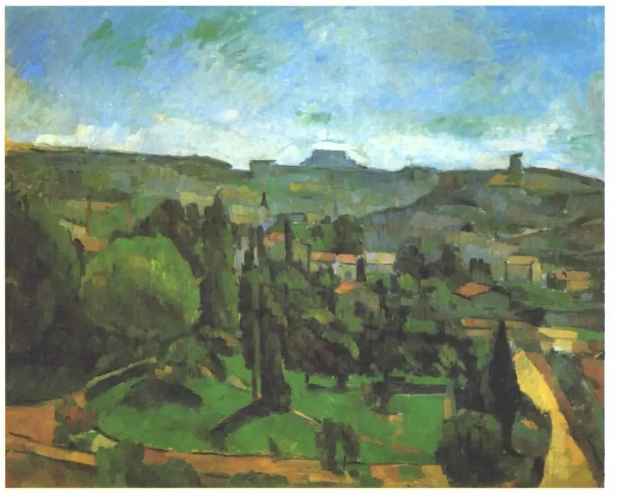 The King's Pestle, view from Bellevue - Paul Cézanne