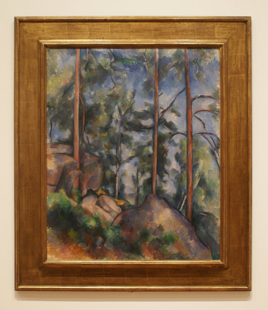 Pines and Rocks, Fontainebleau - Paul Cézanne