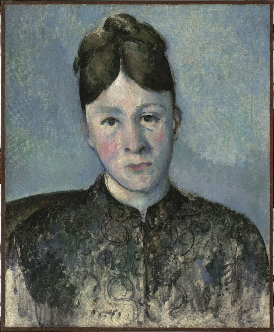 Portrait of Madame Cézanne - Paul Cézanne