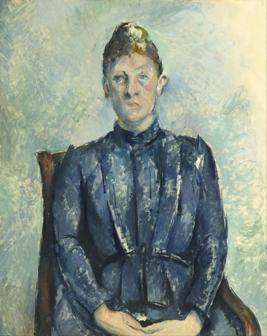 Portrait of Madame Cézanne - Paul Cézanne