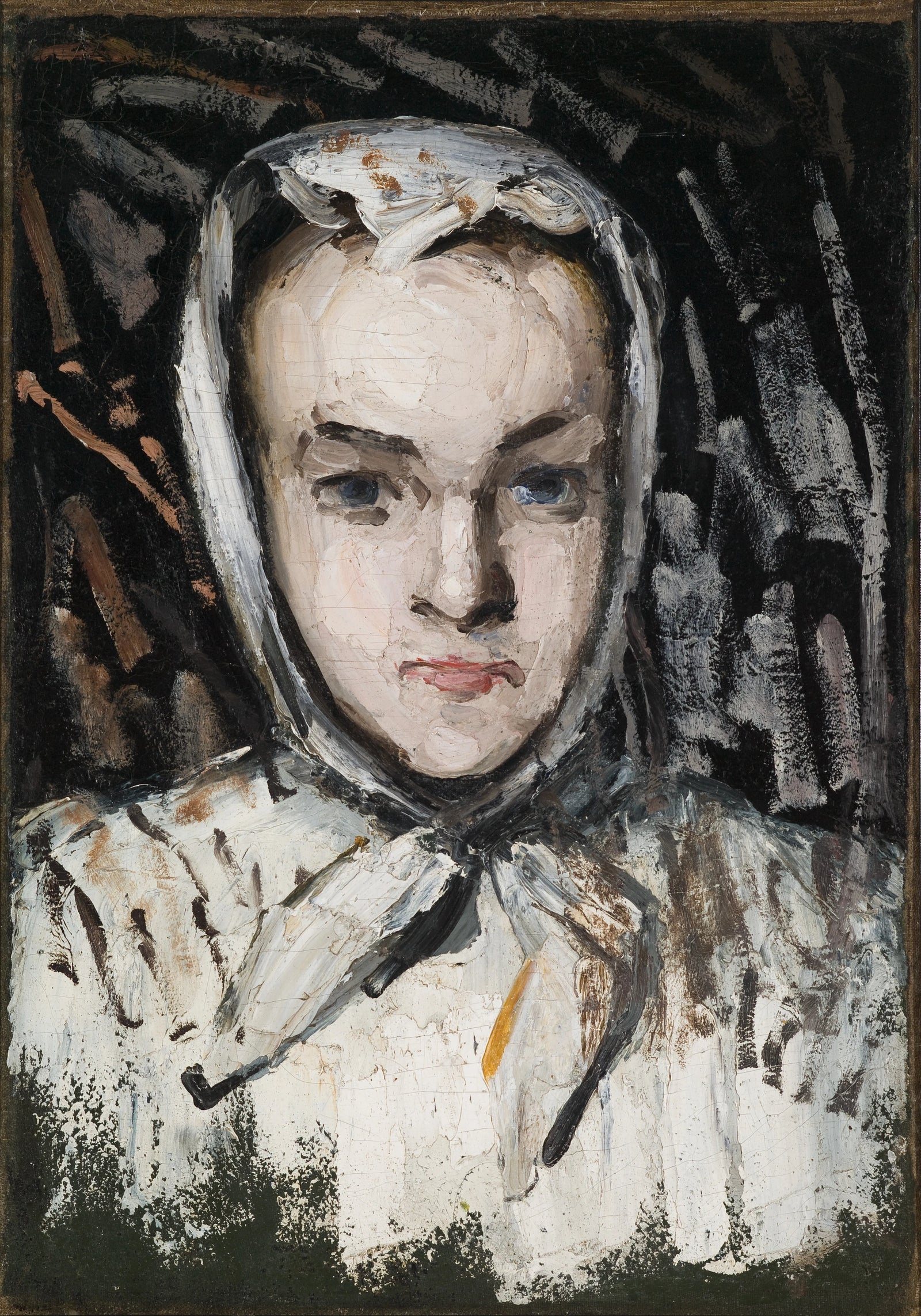 Portrait of Marie Cézanne, sister of the artist - Paul Cézanne