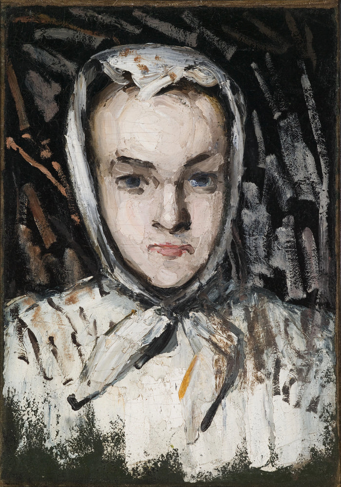 Portrait of Marie Cézanne, sister of the artist, 1866 -1867 - Paul Cézanne
