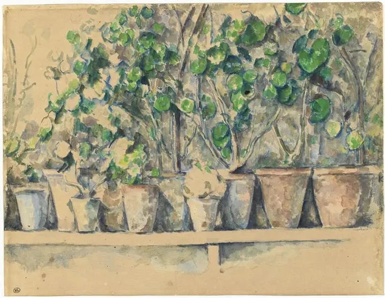 Flower Pots - Paul Cézanne