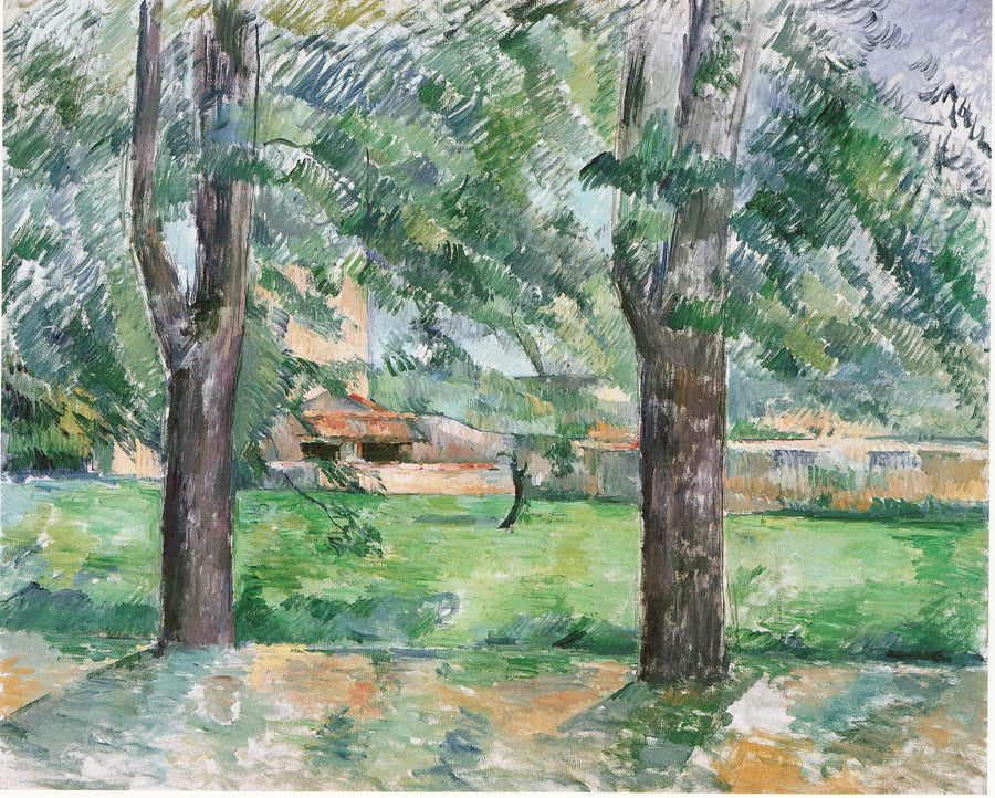 Prairie and Farm of Jas de Bouffan - Paul Cézanne