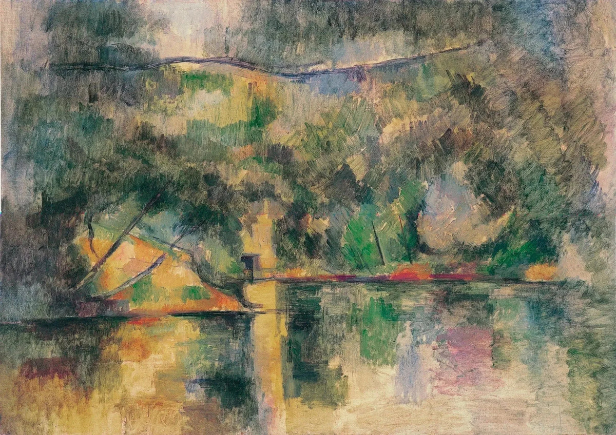 Reflections in the Water, circa 1888 -1890 - Paul Cézanne