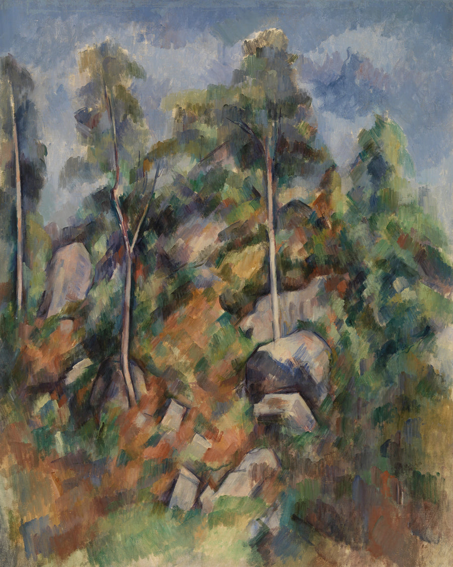 Rocks and Trees - Paul Cézanne