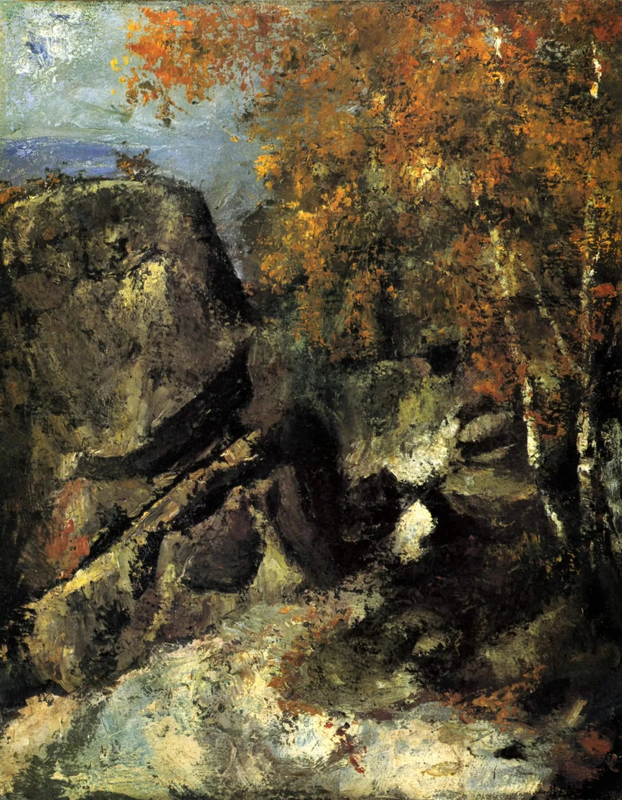 Rocks in the Forest - Paul Cézanne