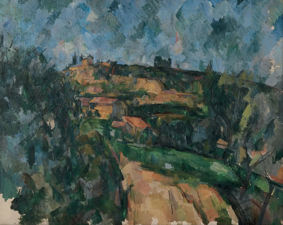 The Winding Road at the Top of the Lauves Path - Paul Cézanne