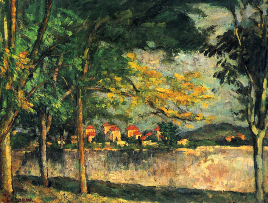The Road; The Enclosing Wall - Paul Cézanne