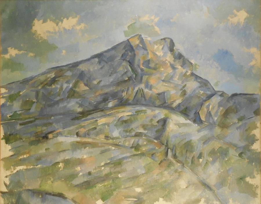 The Mont Sainte-Victoire seen from the grove of the Château Noir - Paul Cézanne