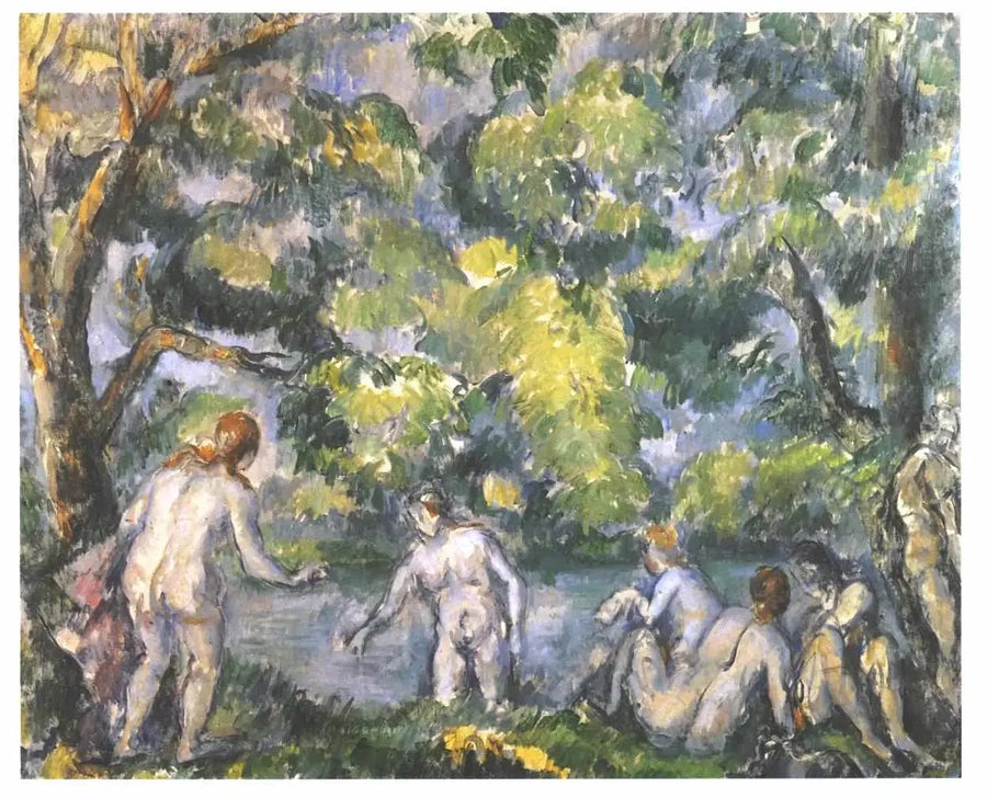 Six Bathers; The Undines - Paul Cézanne