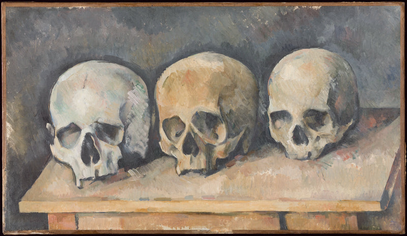 Three Skulls - Paul Cézanne