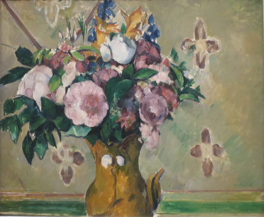 Flowers in a Red Vase - Paul Cézanne