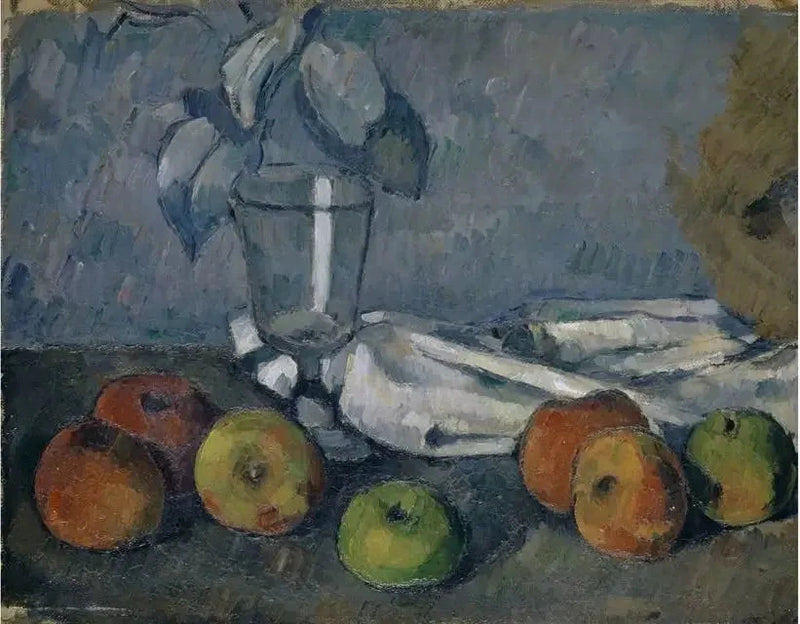Glass and Apples - Paul Cézanne