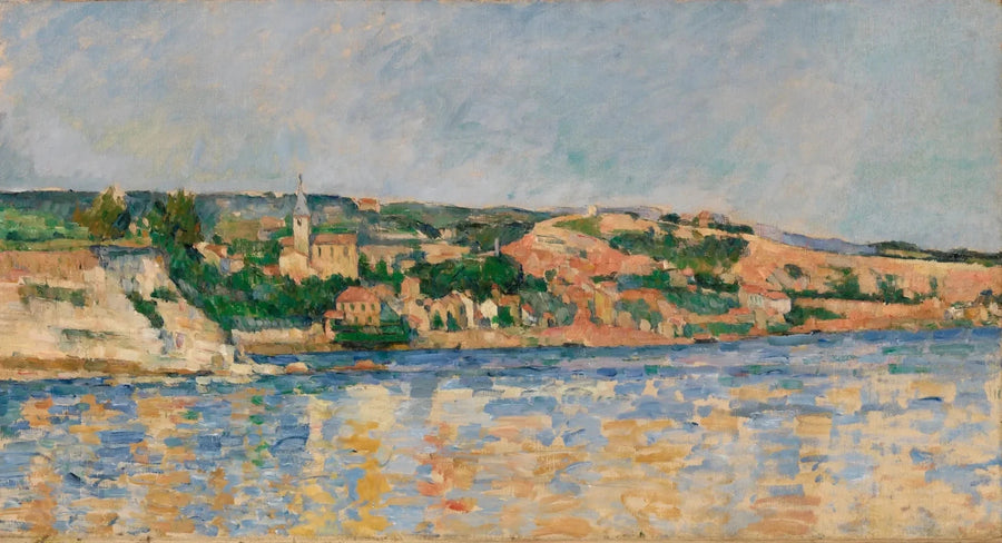 The village of l'Estaque seen from the sea - Paul Cézanne