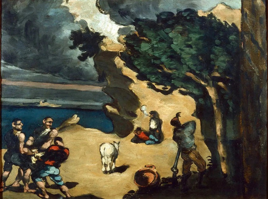 The Thieves and the Donkey - Paul Cézanne