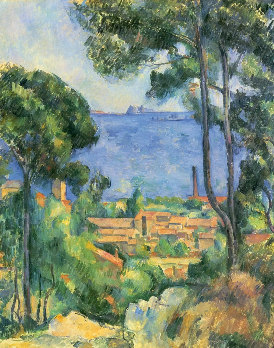 View of l'Estaque and the Château d'If - Paul Cézanne
