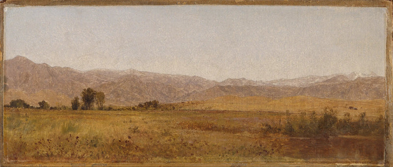 Snowy Chain and Valley Foothills of Valmo - John Frederick Kensett