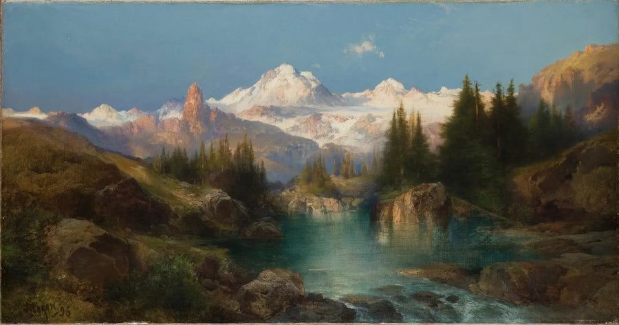 Snowy Chain - Thomas Moran