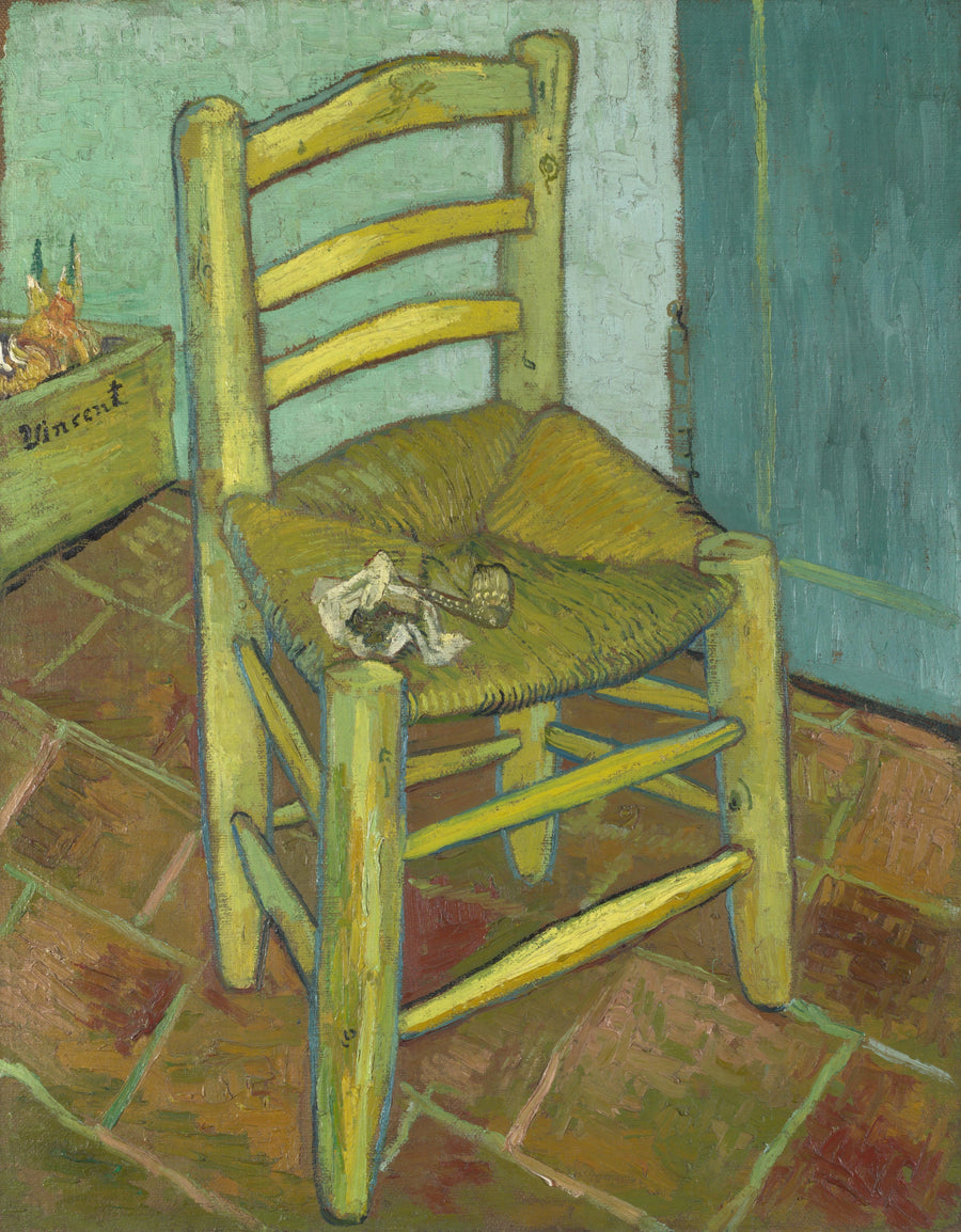 Vincent's Chair with His Pipe - Vincent van Gogh