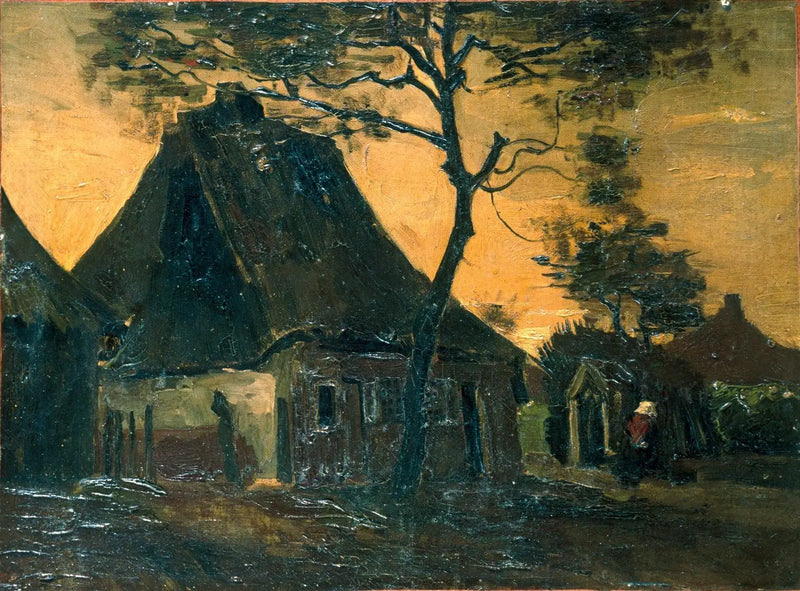 Tree-Covered Chalet - Vincent van Gogh
