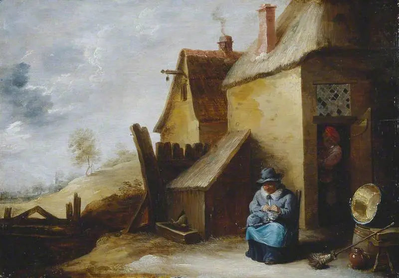 Chalet dans un paysage - David Teniers the Younger