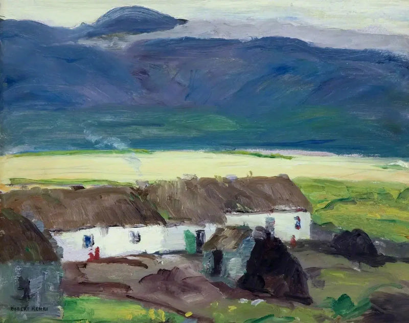 Chalets, Achill Island, County Mayo - Robert Henri
