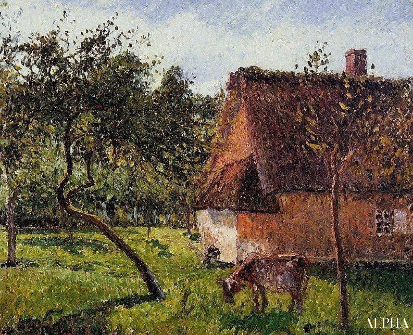 Champ à Varengeville - Edouard Manet - Reproductions de tableaux et peintures haut de gamme