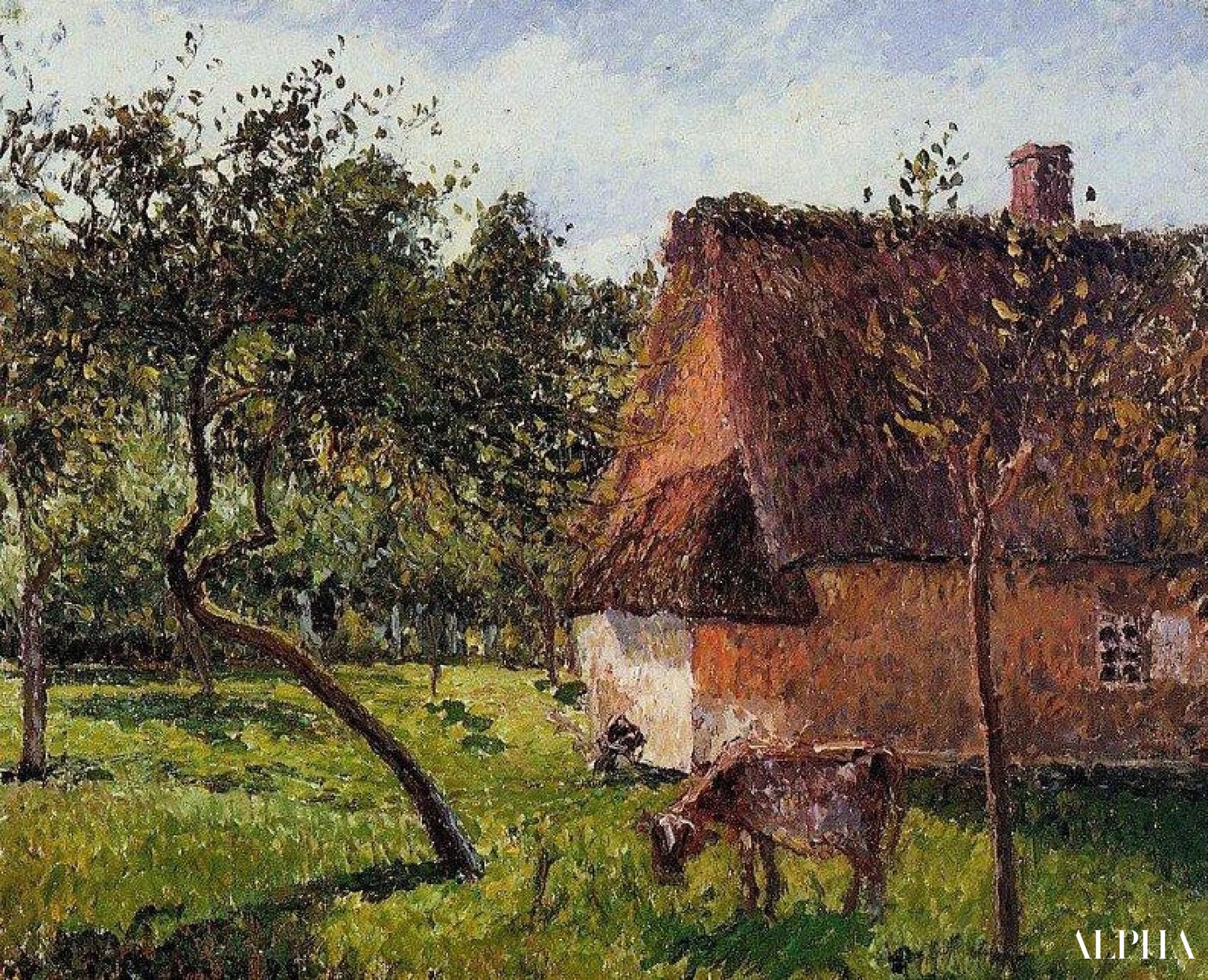 Champ à Varengeville - Edouard Manet - Reproductions de tableaux et peintures haut de gamme