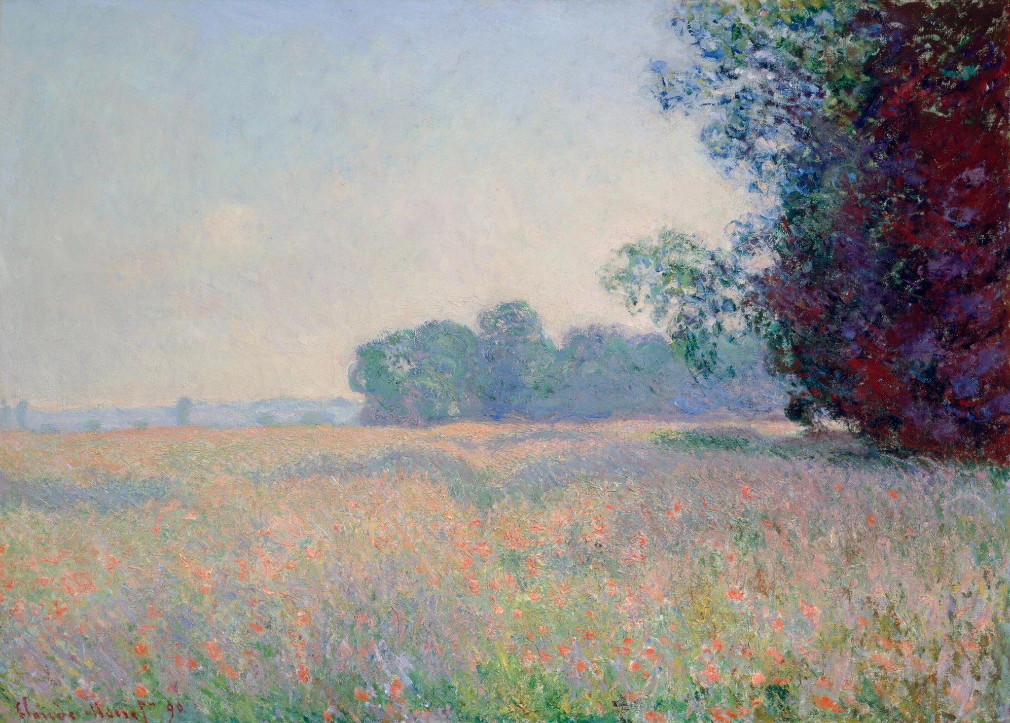Champ d’avoine W1260 de Claude Monet – Harn Museum of Art 1999.6