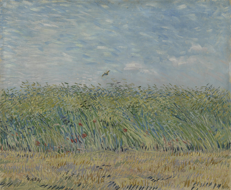 Wheat Field with Lark - Vincent van Gogh