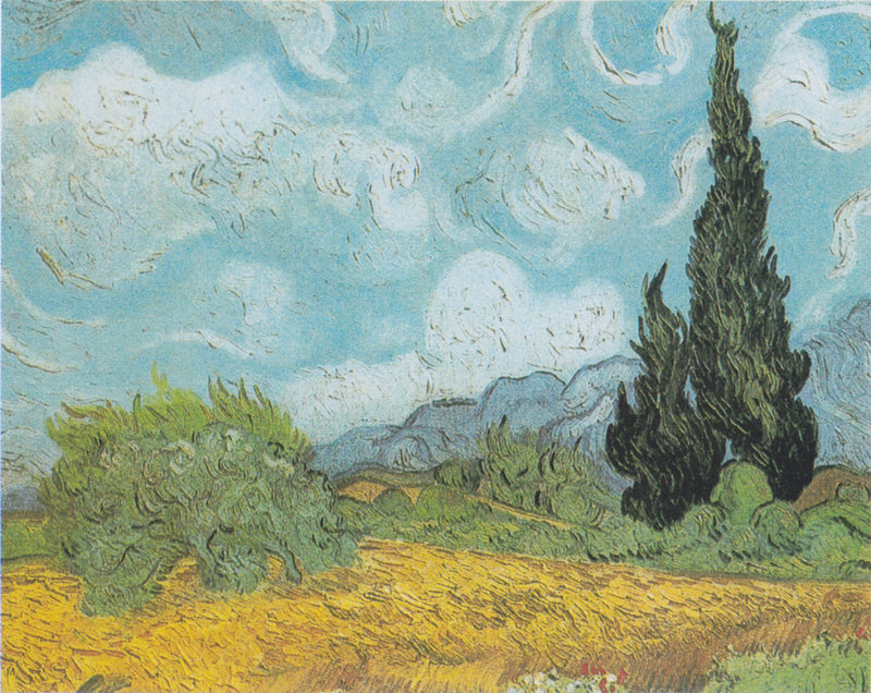 Wheat Field with Cypresses - Vincent van Gogh