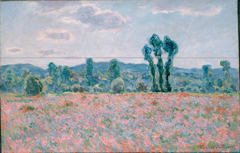 Poppy Fields at Giverny - Claude Monet