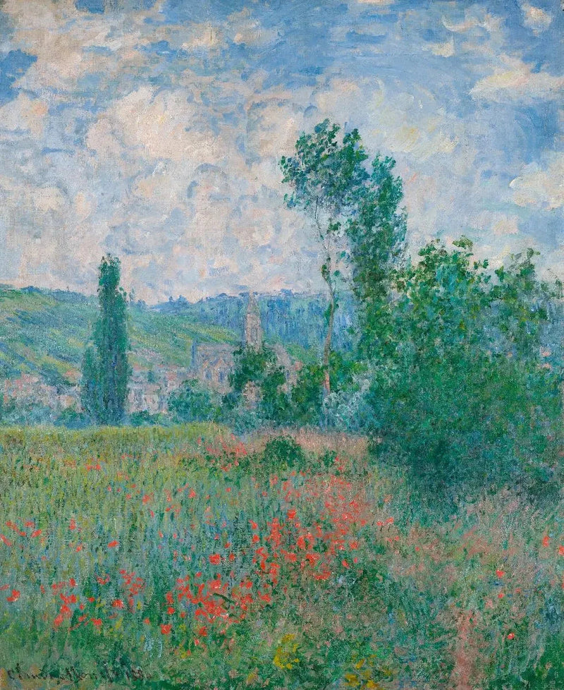 Poppy field W593 - Claude Monet