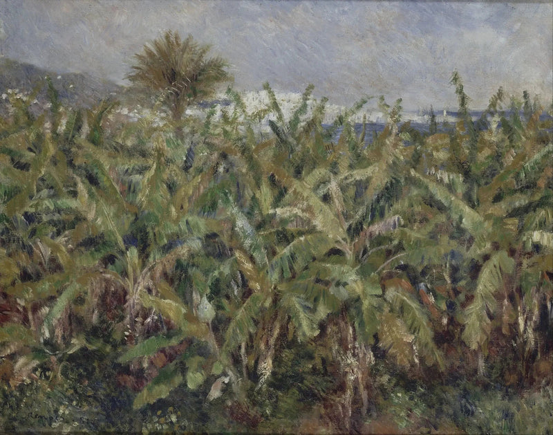 banana field - Pierre-Auguste Renoir