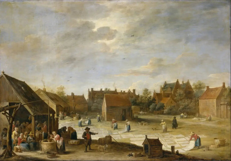 Bleaching Field - David Teniers the Younger