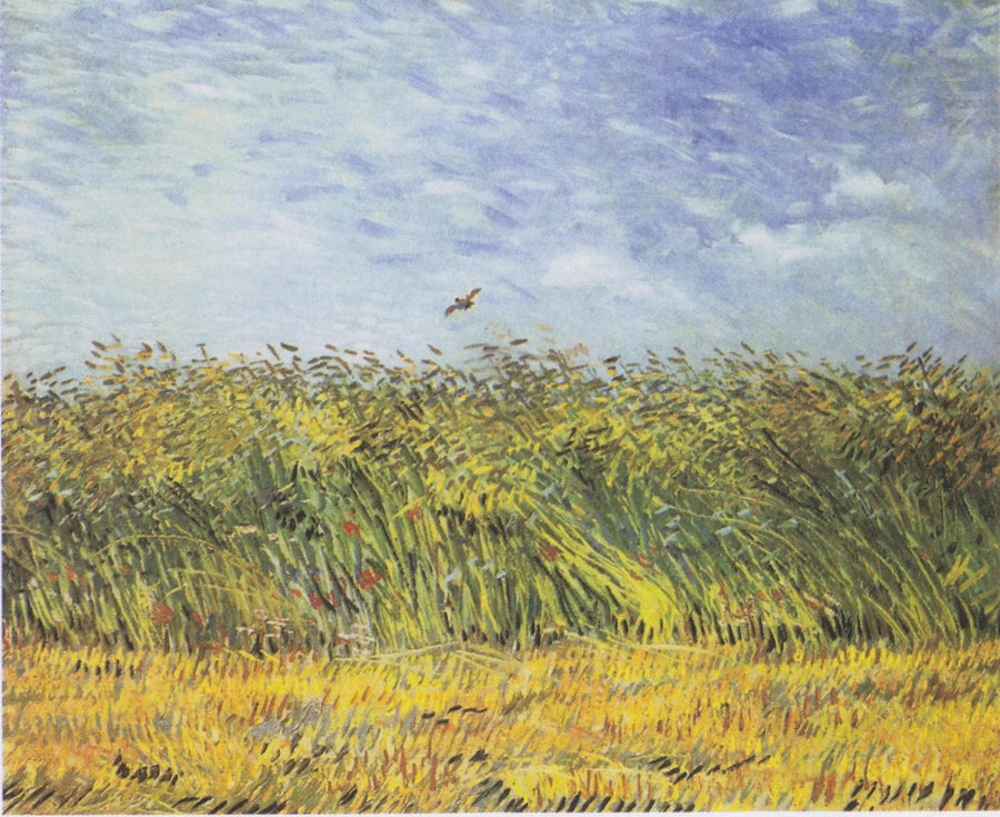 Wheat Field with Lark - Vincent van Gogh