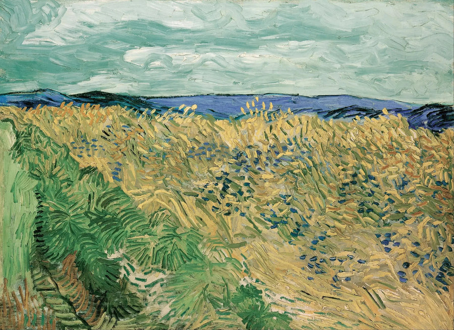 Wheat Field with Cornflowers - Vincent van Gogh