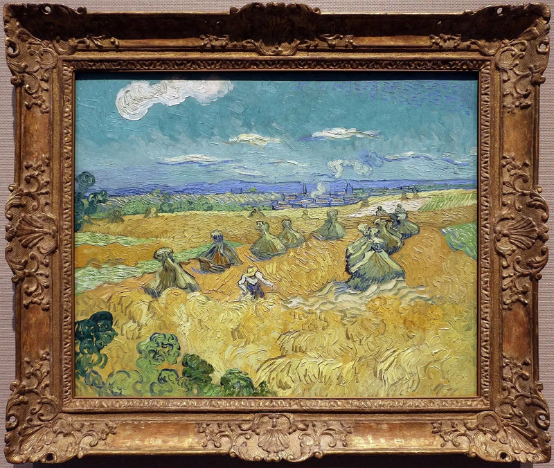 Wheat Field with Sheaves and Reaper - Vincent van Gogh