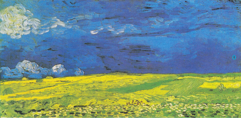Wheat Field Under Thunderous Clouds - Vincent van Gogh