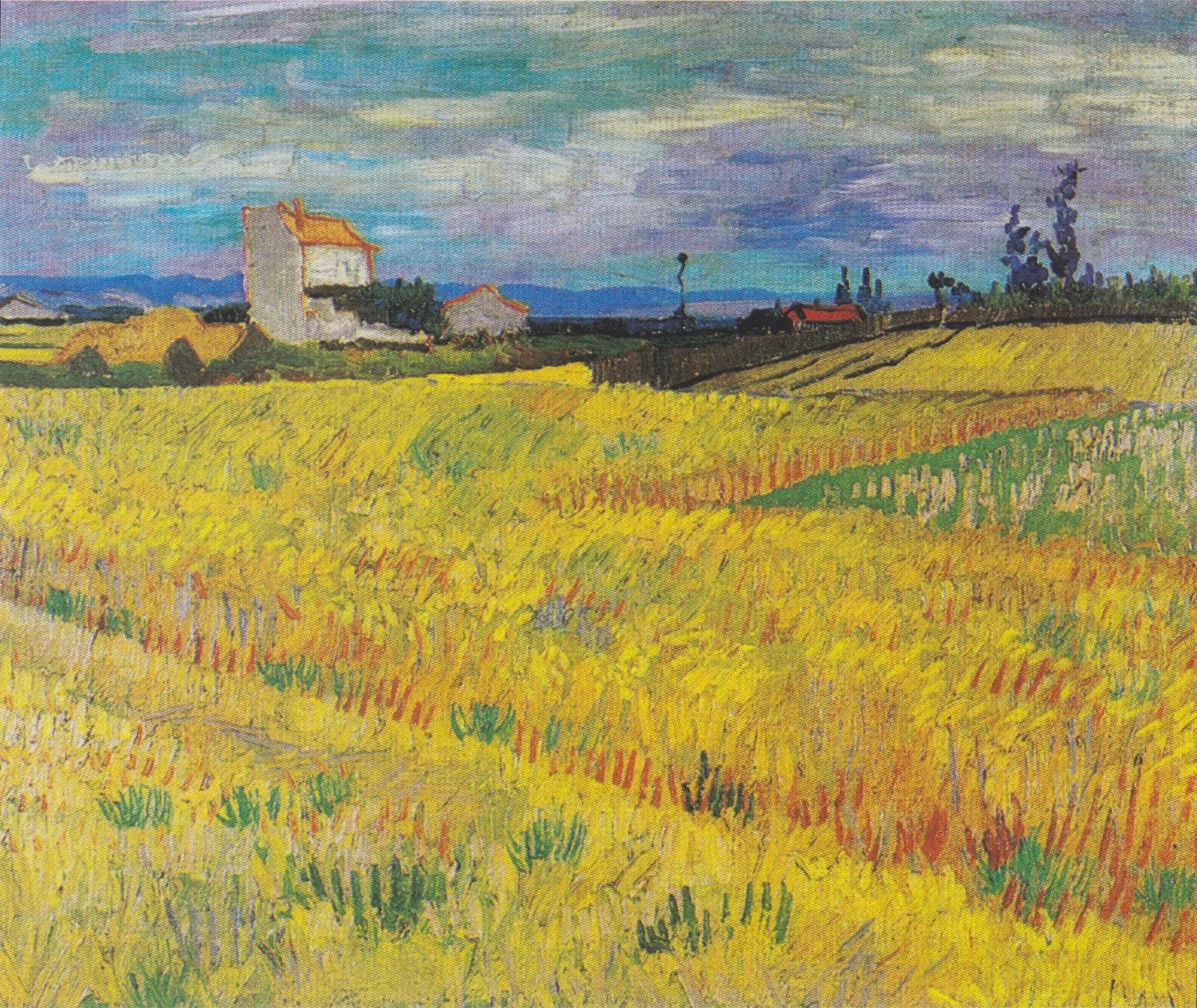 Champ de blé - Vincent van Gogh image 1 tableau peint à l’huile sur toile