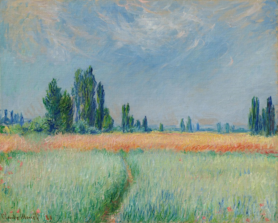 Wheat field W676 - Claude Monet