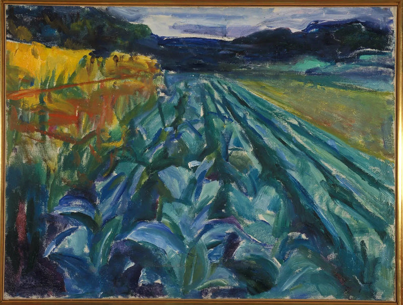 cabbage field - Edvard Munch