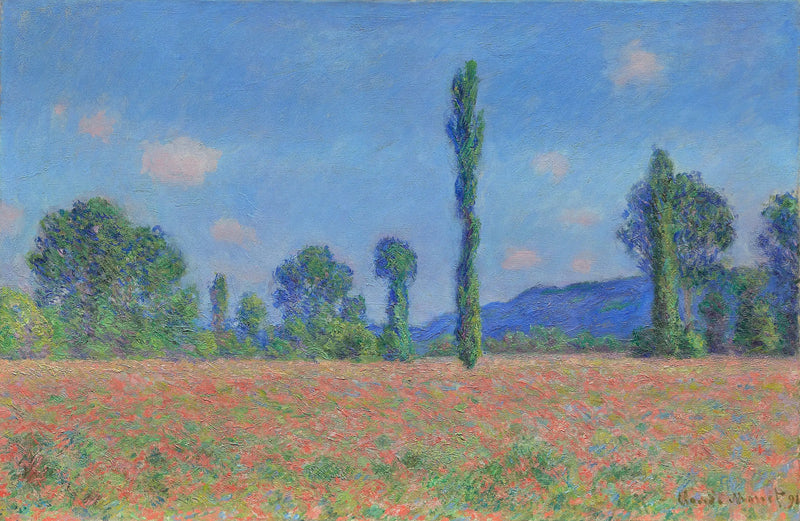 Field of Poppies at Giverny - Claude Monet