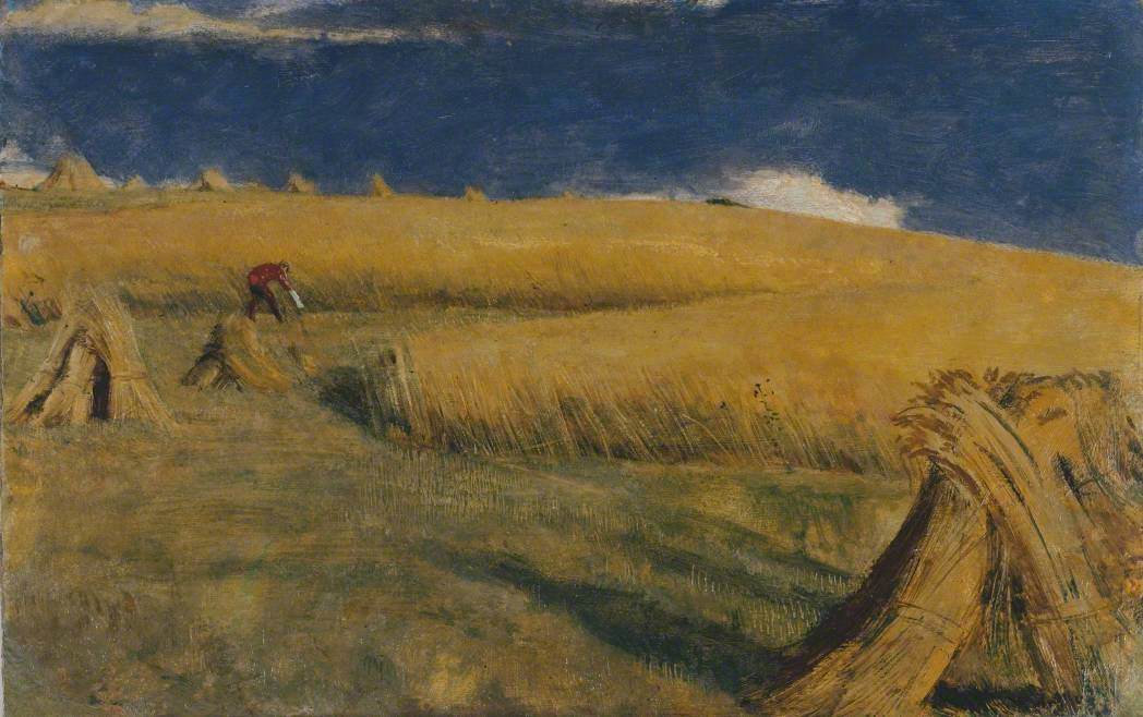 Champ de maïs à Ewell - William Holman Hunt - Alpha Reproduction