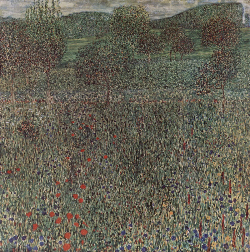 Flower Field - Gustav Klimt