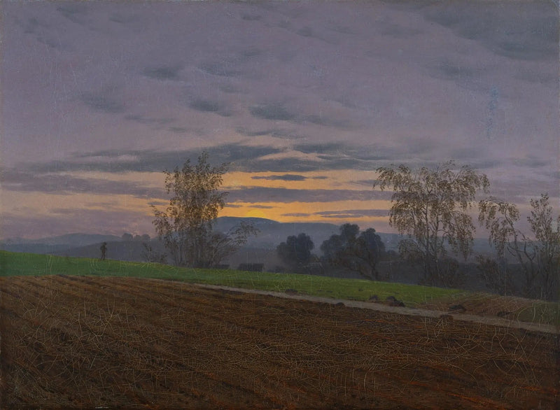 Plowed Field - Caspar David Friedrich